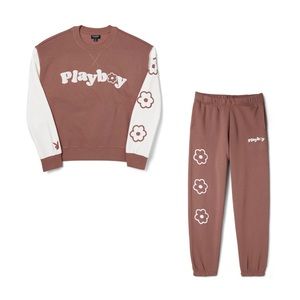 PACSUN x PLAYBOY MATCHING SWEATSUIT SET